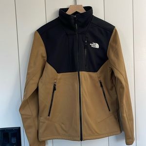 The North Face windwall tan brown jacket men’s medium